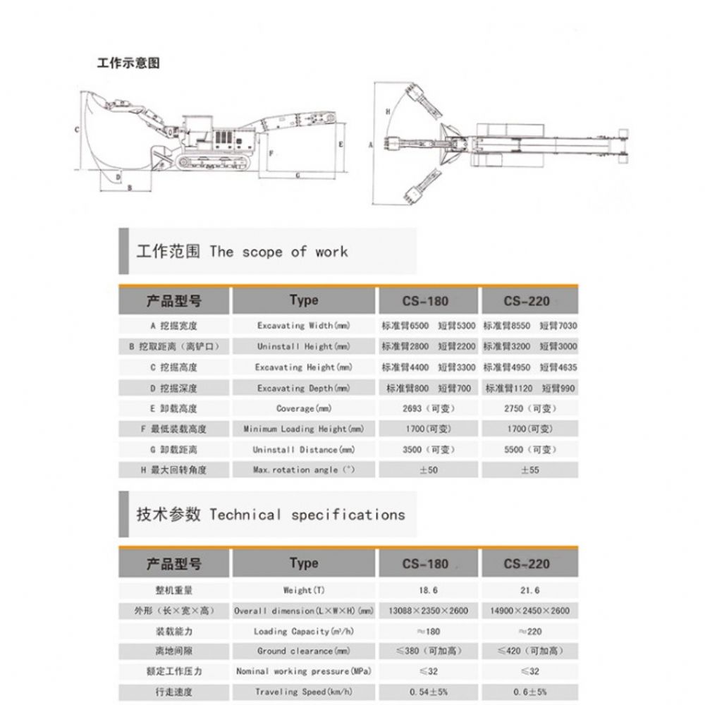 CS-180型履带式扒渣机